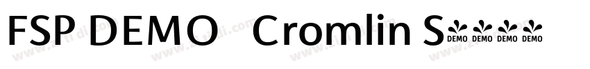 FSP DEMO   Cromlin S字体转换